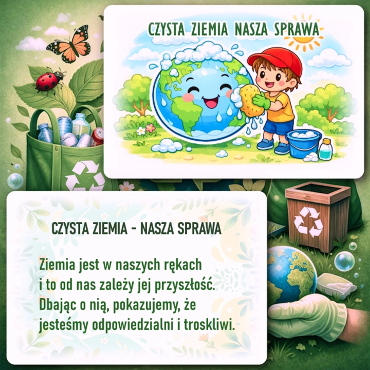 Gazetka szkolna „Dzień Sprzątania Świata” – edukacja ekologiczna dla szkół podstawowych i średnich