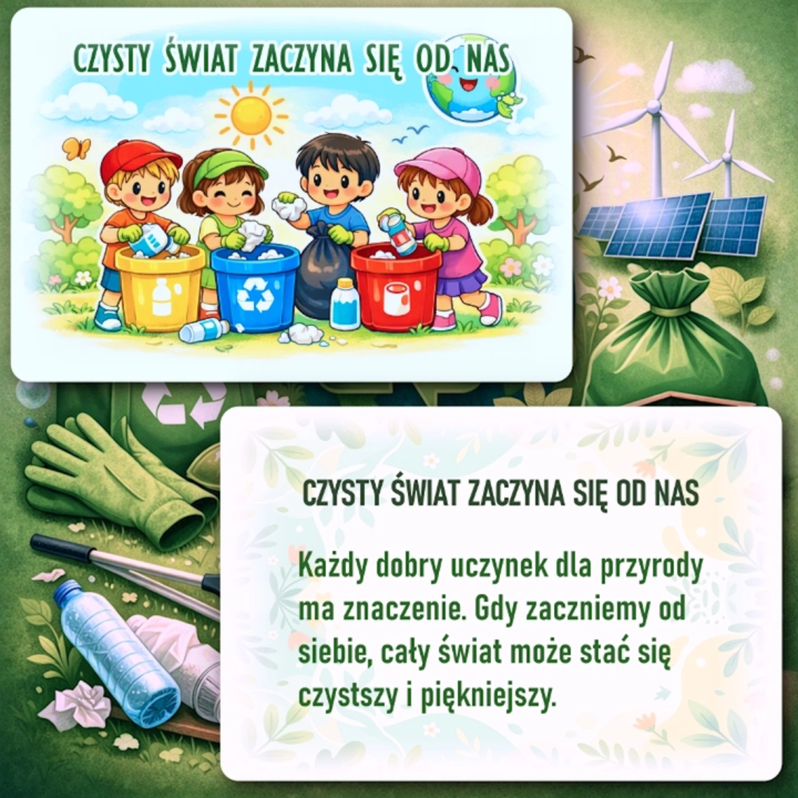 Gazetka szkolna „Dzień Sprzątania Świata” – edukacja ekologiczna dla szkół podstawowych i średnich