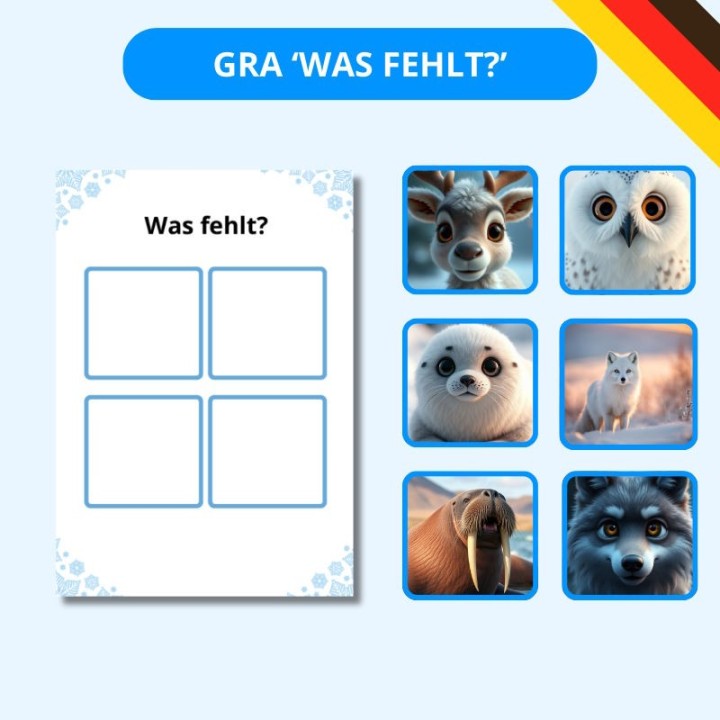 Tiere der Arktis - język niemiecki - EduBazarek