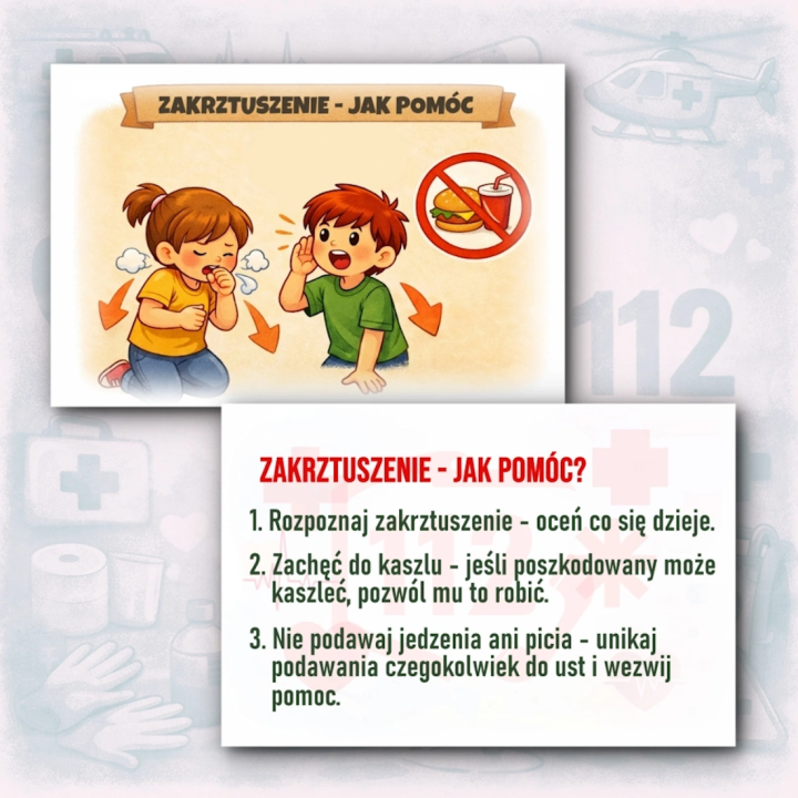 Pierwsza Pomoc – Edukacyjna Gazetka dla Dzieci | 25 Kart z Instrukcjami i Ilustracjami