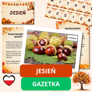 Gazetka szkolna Jesień (pdf) - gazetka ścienna - EduBazarek