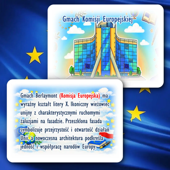 Gazetka „Dzień Europy” – dekoracja i materiały edukacyjne
