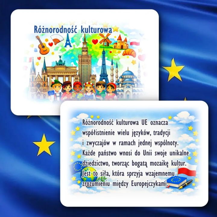 Gazetka „Dzień Europy” – dekoracja i materiały edukacyjne