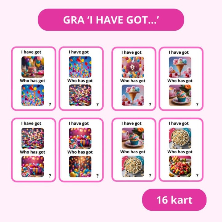 Birthday Pack - język angielski - EduBazarek