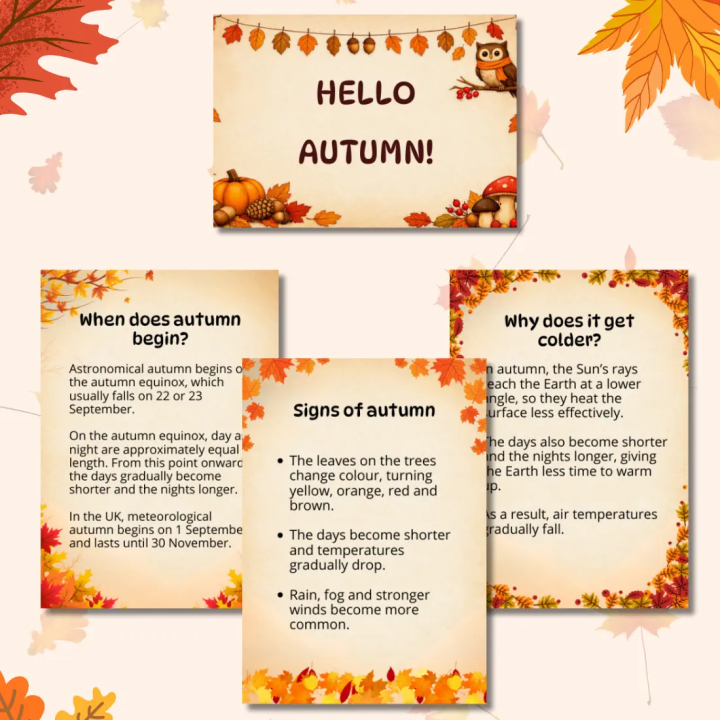 Gazetka szkolna Autumn (pdf) - gotowa do druku - EduBazarek
