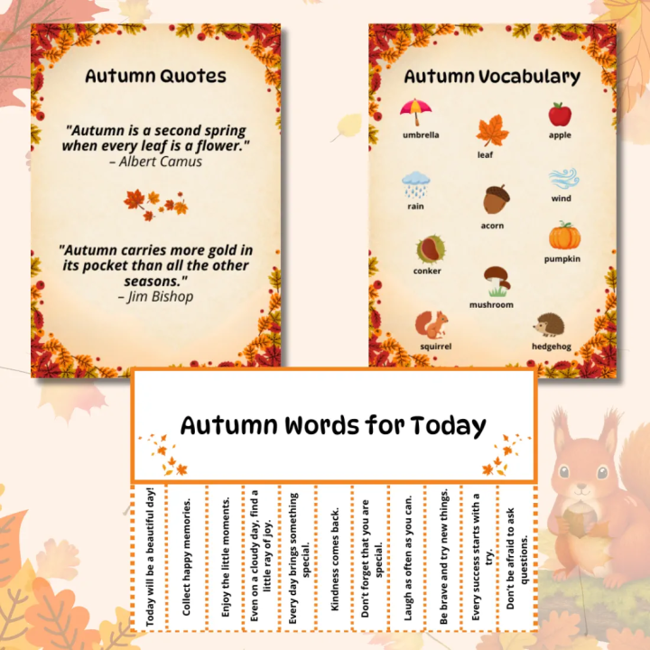 Gazetka szkolna Autumn (pdf) - gotowa do druku - EduBazarek