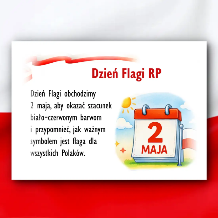 Gazetka na Dzień Flagi RP – Patriotyczna Dekoracja Szkolna i Przedszkolna
