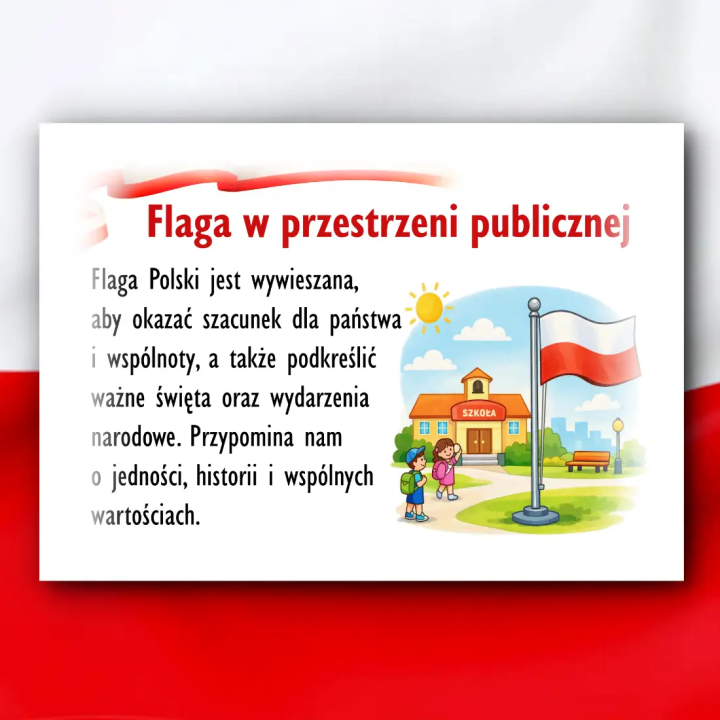 Gazetka na Dzień Flagi RP – Patriotyczna Dekoracja Szkolna i Przedszkolna