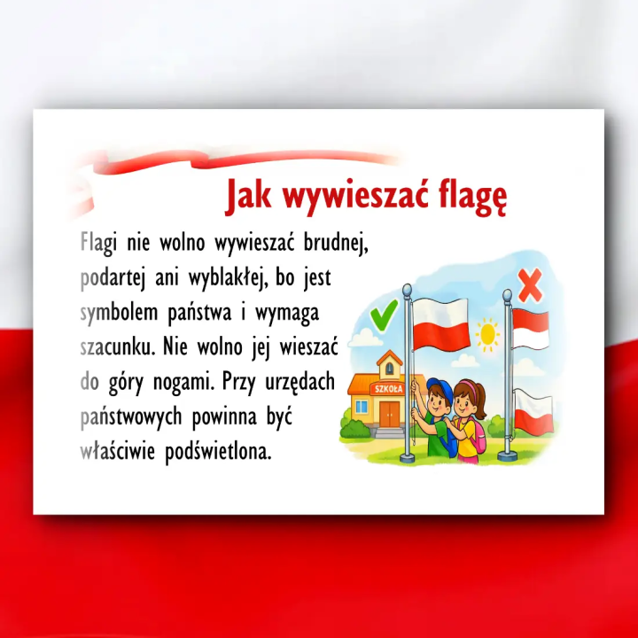 Gazetka na Dzień Flagi RP – Patriotyczna Dekoracja Szkolna i Przedszkolna
