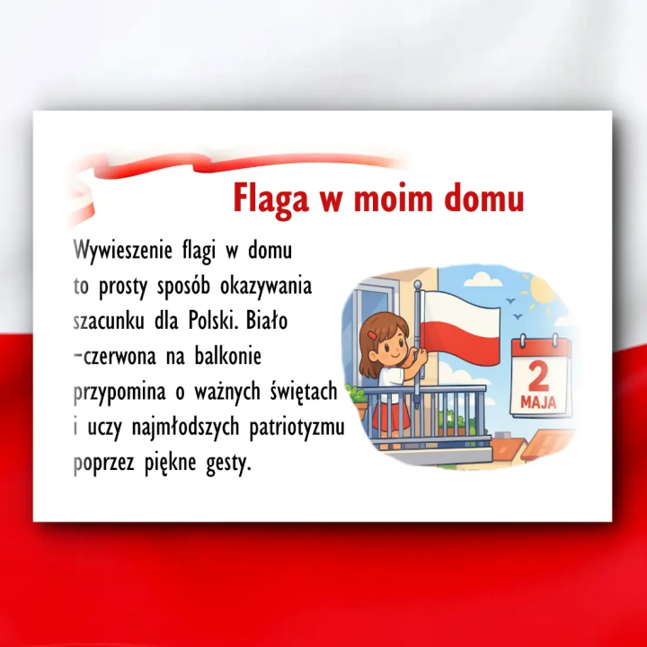 Gazetka na Dzień Flagi RP – Patriotyczna Dekoracja Szkolna i Przedszkolna