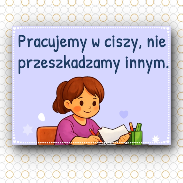 Gazetka „Zasady klasowe” – dekoracja i wsparcie wychowawcze