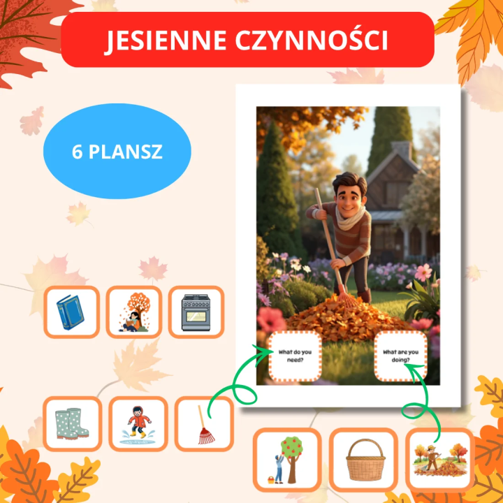 Zestaw edukacyjny Autumn (pdf) - język angielski - EduBazarek