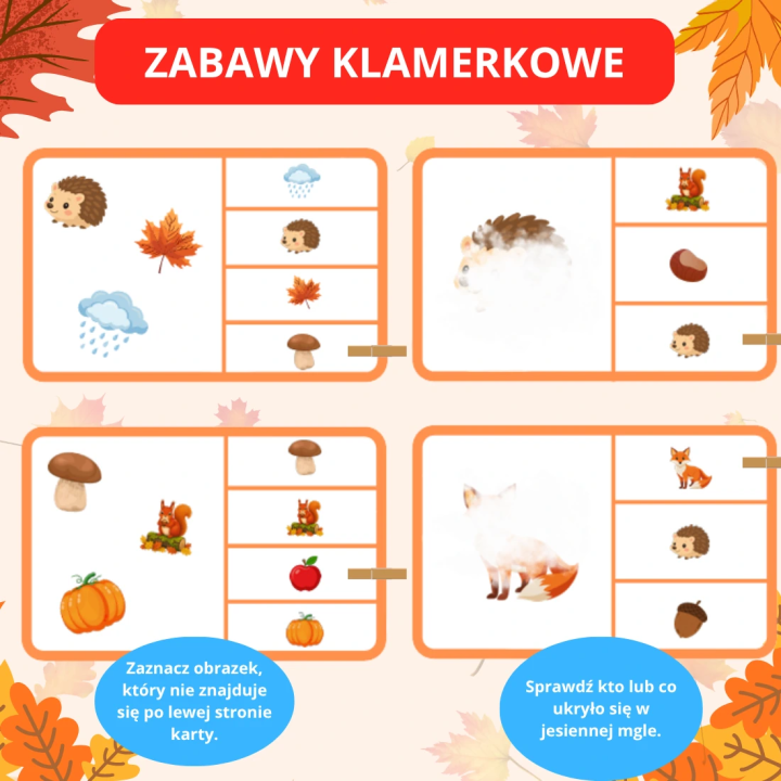 Zestaw edukacyjny Autumn (pdf) - język angielski - EduBazarek