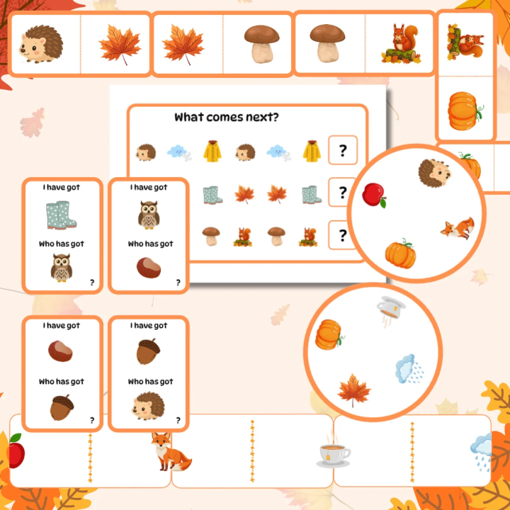 Zestaw edukacyjny Autumn (pdf) - język angielski - EduBazarek