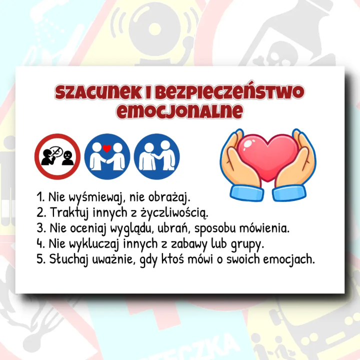 Zasady zachowania w szkole - komplet 17 kart tematycznych do gazetki szkolnej