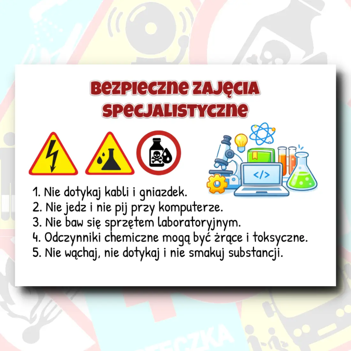 Zasady zachowania w szkole - komplet 17 kart tematycznych do gazetki szkolnej