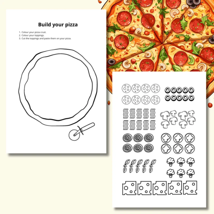 Pizza Day Worksheets - język angielski - EduBazarek