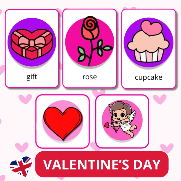 Zestaw Valentines Day - język angielski - EduBazarek