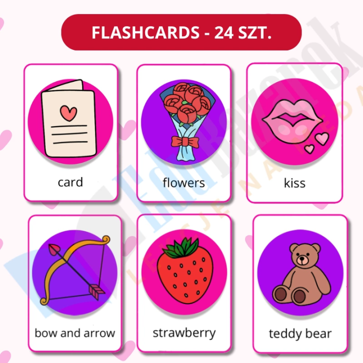 Zestaw Valentines Day - język angielski - EduBazarek