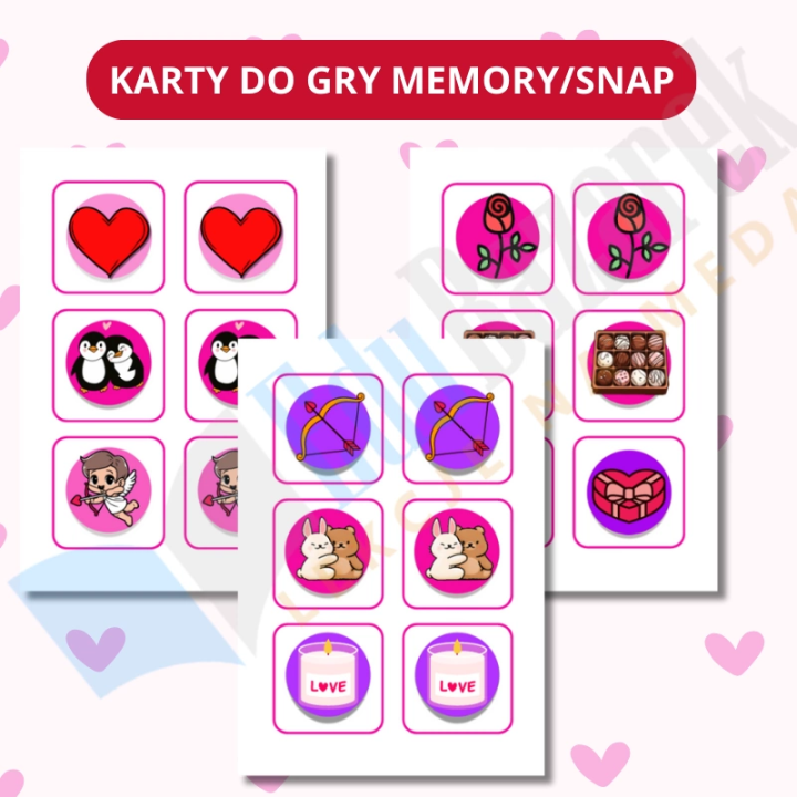 Zestaw Valentines Day - język angielski - EduBazarek