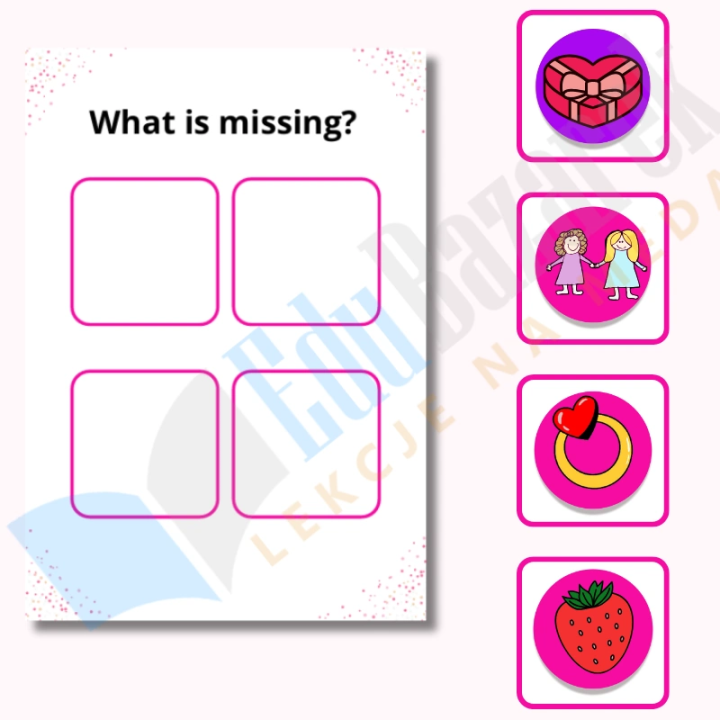 Zestaw Valentines Day - język angielski - EduBazarek