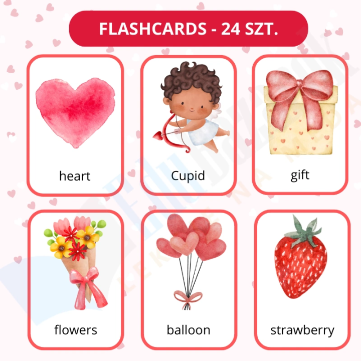 Zestaw na Walentynki - język angielski - EduBazarek
