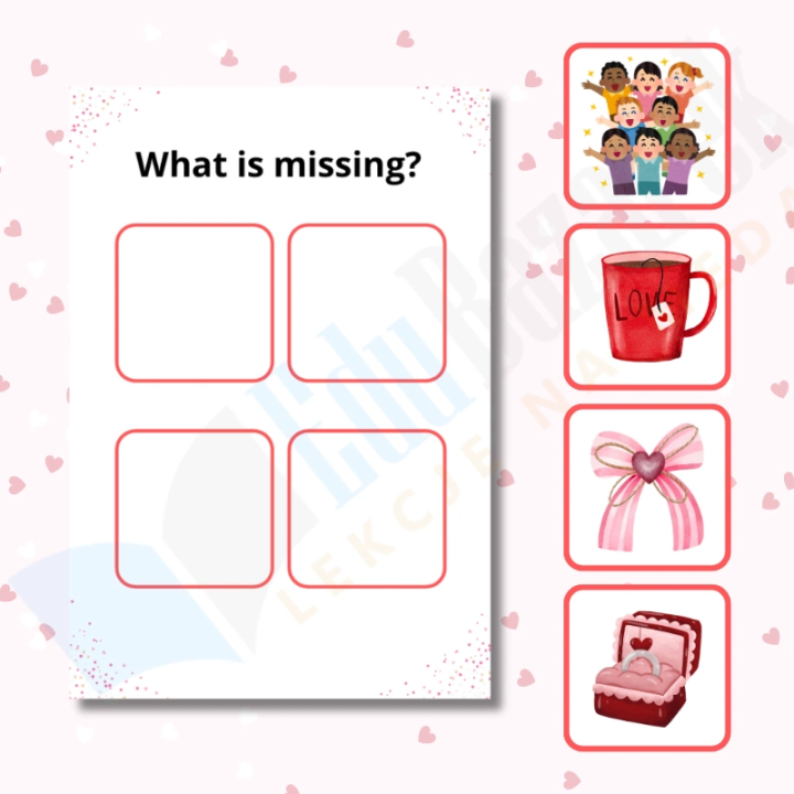 Zestaw na Walentynki - język angielski - EduBazarek