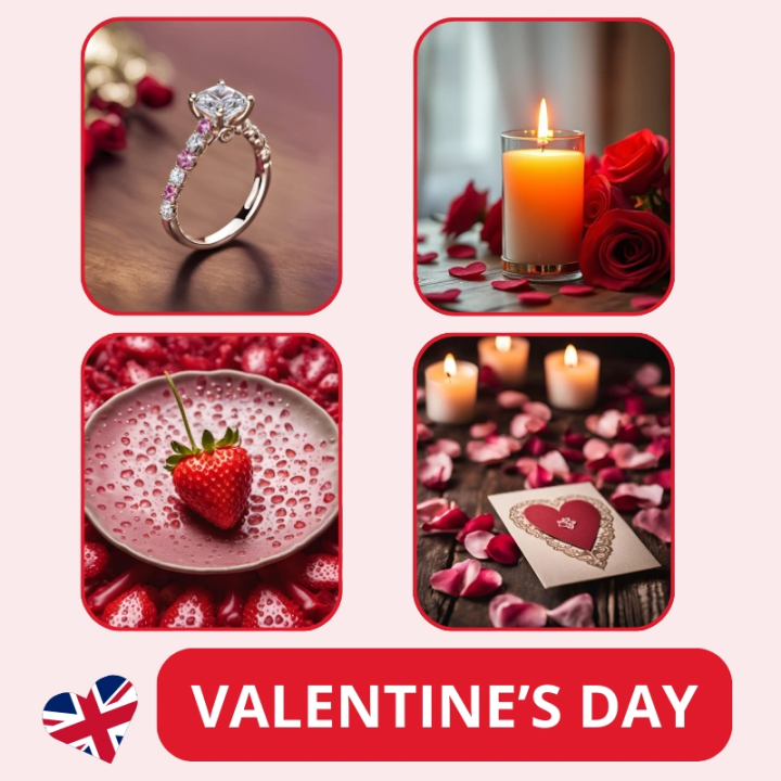 Zestaw Walentynowy Valentines Day - język angielski - EduBazarek