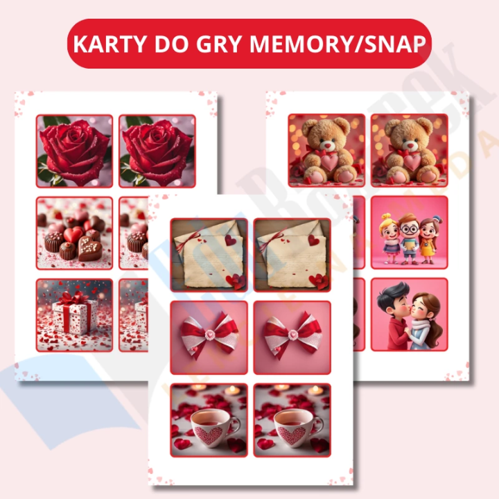 Zestaw Walentynowy Valentines Day - język angielski - EduBazarek