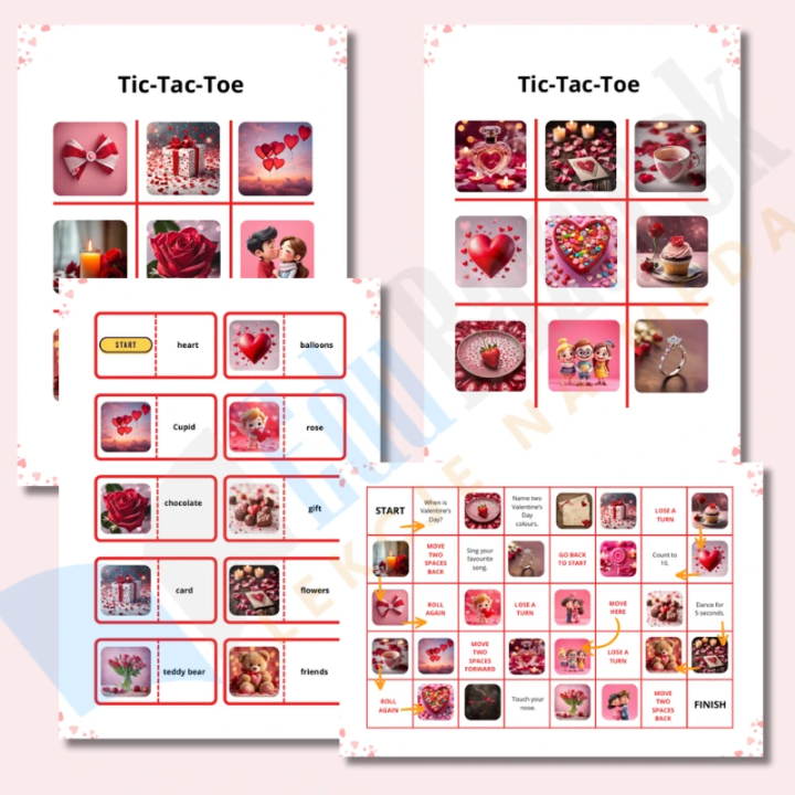 Zestaw Walentynowy Valentines Day - język angielski - EduBazarek