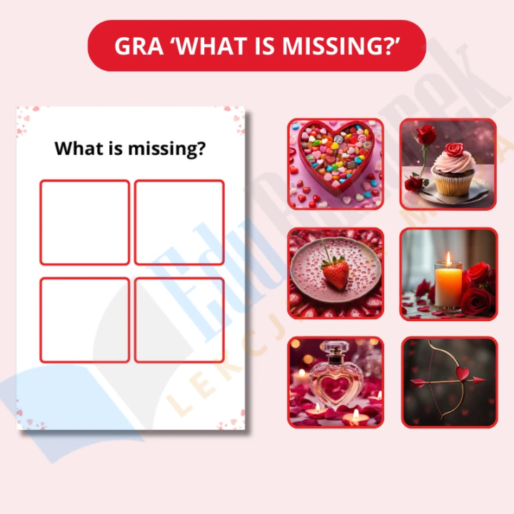 Zestaw Walentynowy Valentines Day - język angielski - EduBazarek