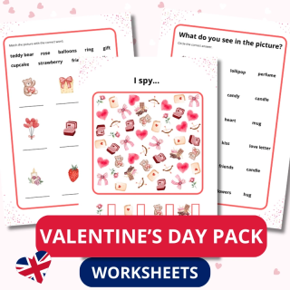 Walentynki dla Dzieci – Karty Pracy - EduBazarek