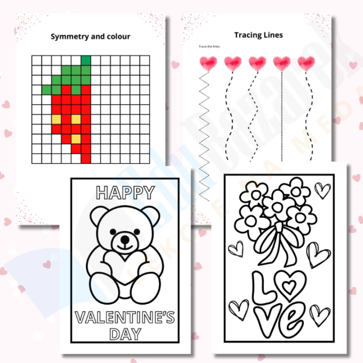 Walentynki dla Dzieci – Karty Pracy - EduBazarek