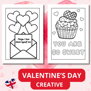 Walentynkowy Zestaw Kreatywny - język angielski - EduBazarek