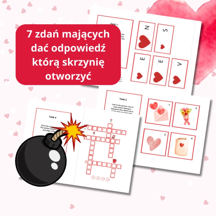 Walentynkowy Escape Room - język angielski - EduBazarek