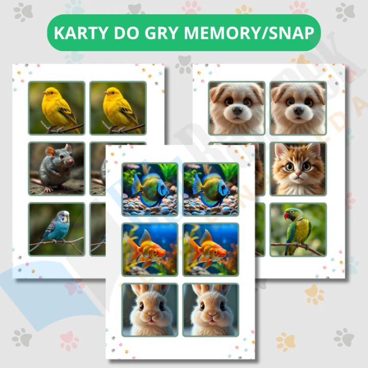 Zwierzęta domowe - Pets - język angielski - EduBazarek