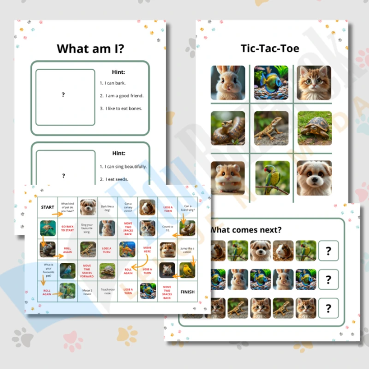 Zwierzęta domowe - Pets - język angielski - EduBazarek