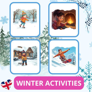Zestaw Winter Activities - język angielski - EduBazarek