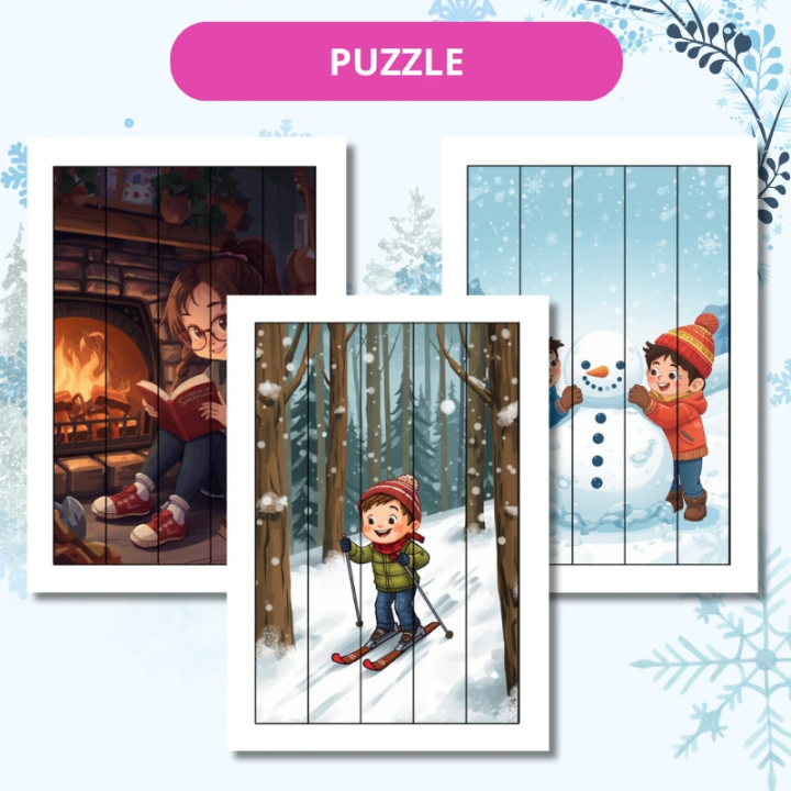 Zestaw Winter Activities - język angielski - EduBazarek