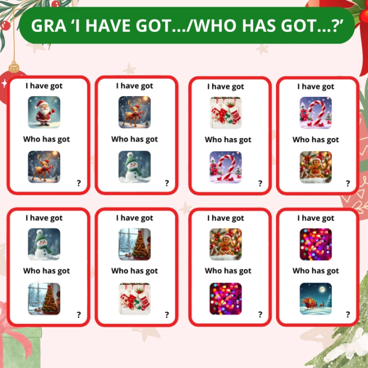 Christmas Pack – gry i zabawy świąteczne do języka angielskiego