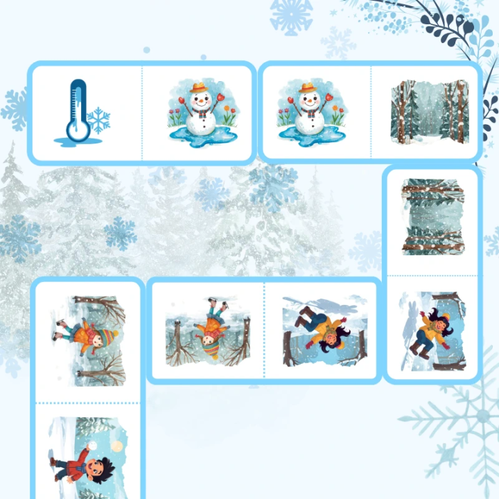 Zestaw Winter Activities - język angielski - EduBazarek