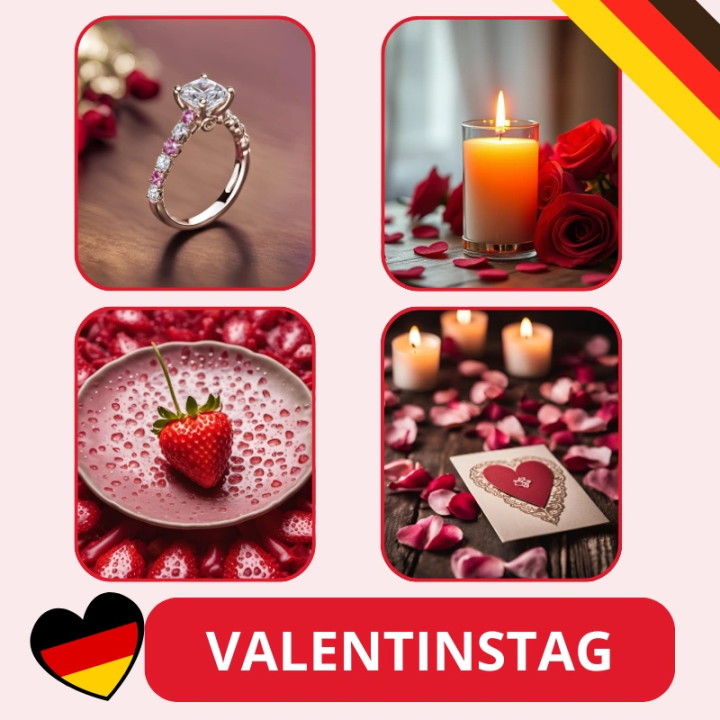 Zestaw Valentinstag - język niemiecki - EduBazarek