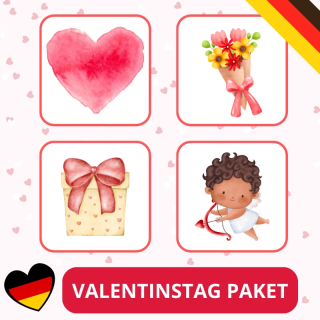 Valentinstag Paket - język niemiecki - EduBazarek