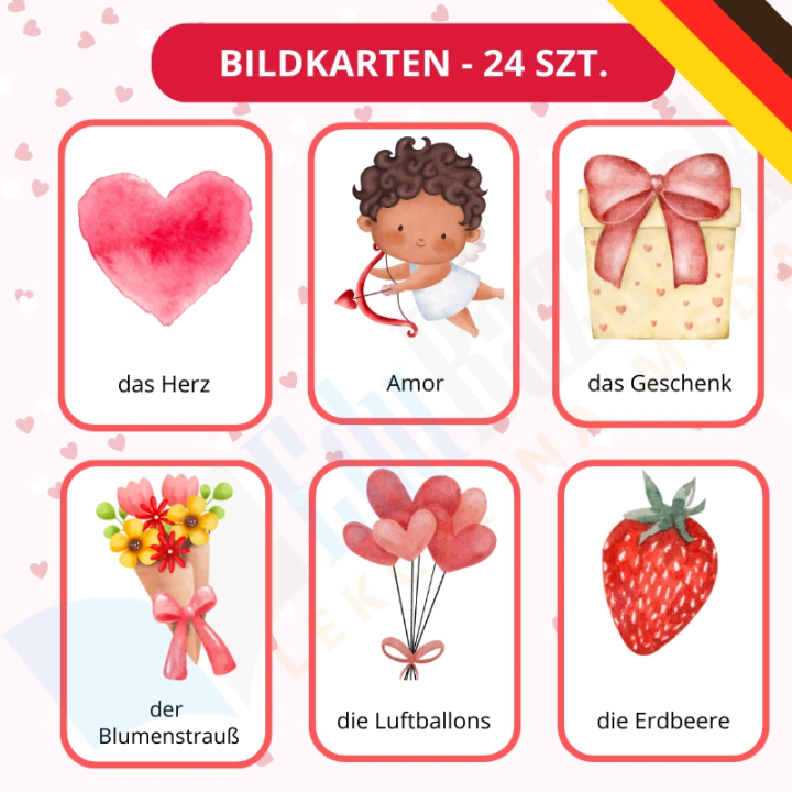 Valentinstag Paket - język niemiecki - EduBazarek