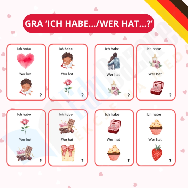 Valentinstag Paket - język niemiecki - EduBazarek