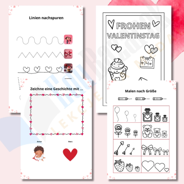 Walentynkowe ćwiczenia z niemieckiego - EduBazarek