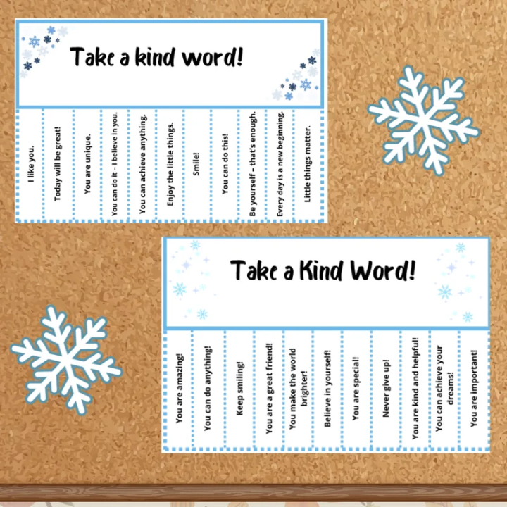 Gazetka ścienna Hello January - język angielski - EduBazarek