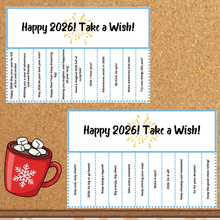 Gazetka ścienna Hello January - język angielski - EduBazarek