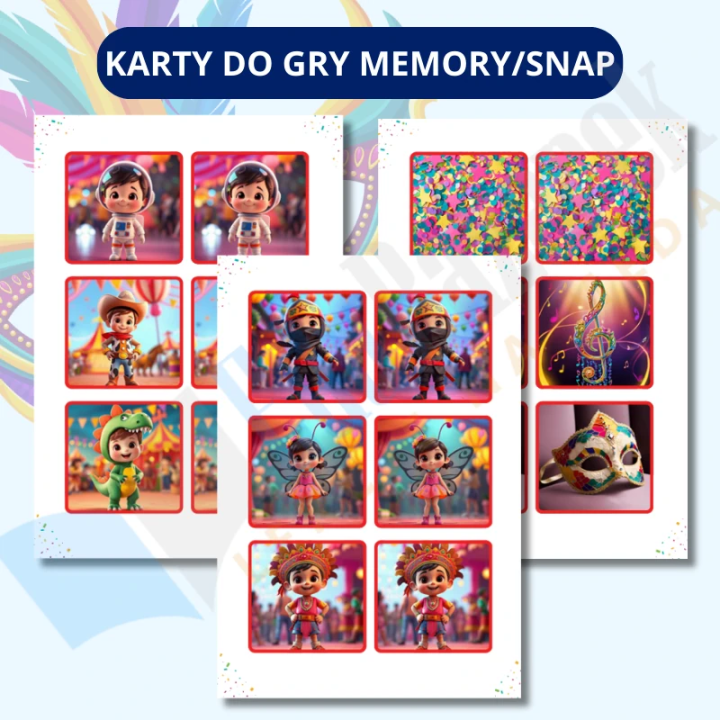 Carnival - Zestaw Karnawałowy - język angielski - EduBazarek