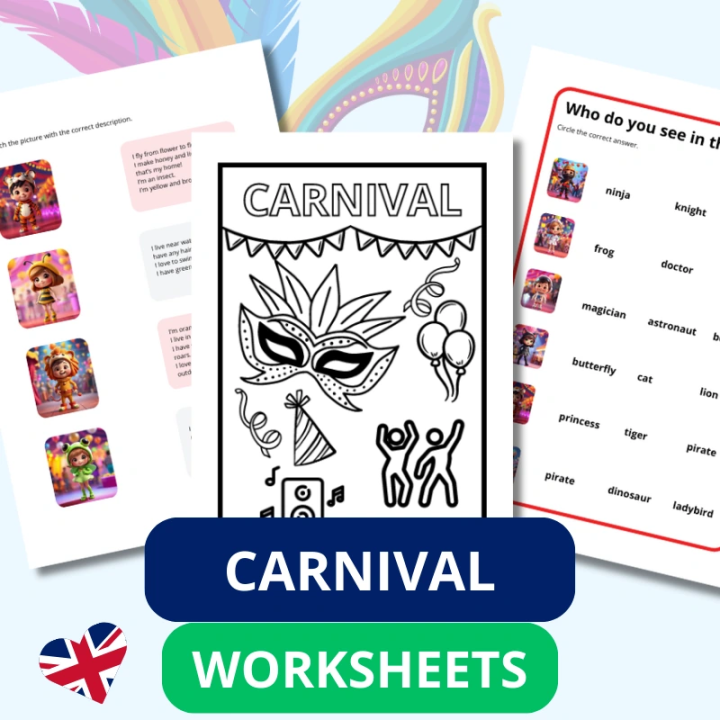 Carnival – Karty Pracy - język angielski - EduBazarek